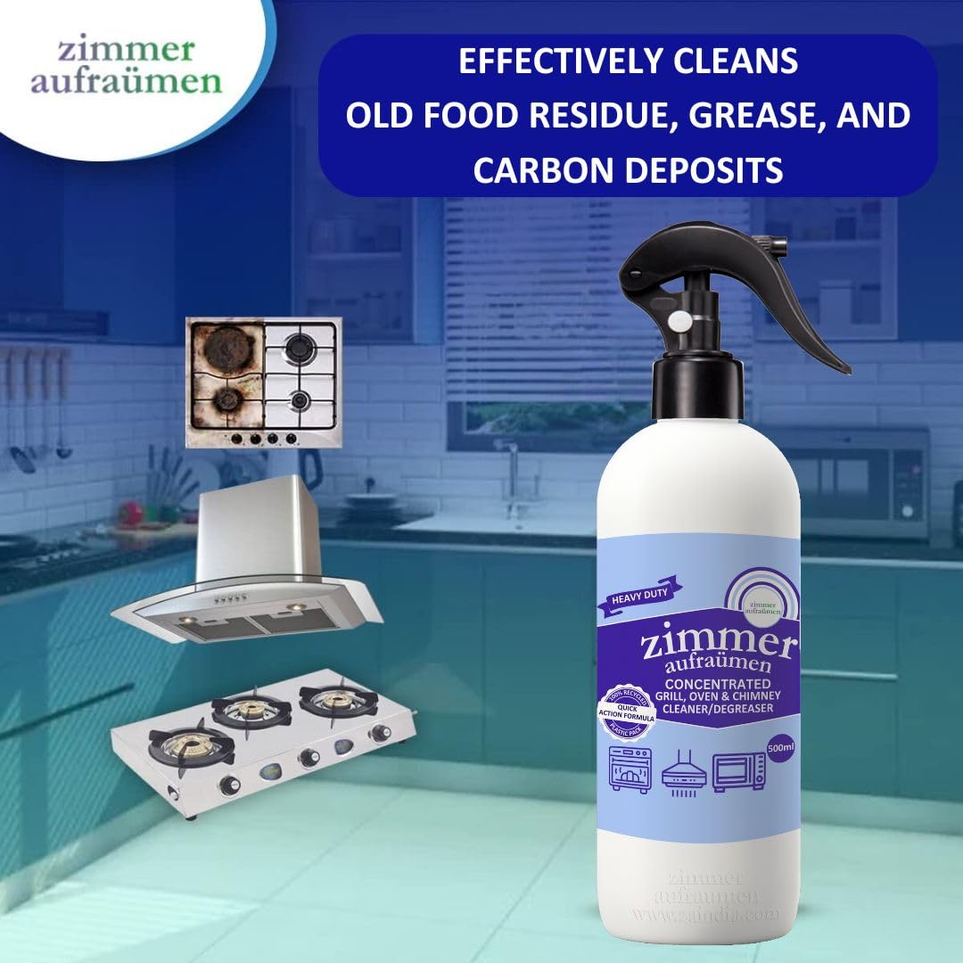 Heavy-Duty Grease & Dirt Cleaner – Effortless Kitchen & Griddle Cleaning