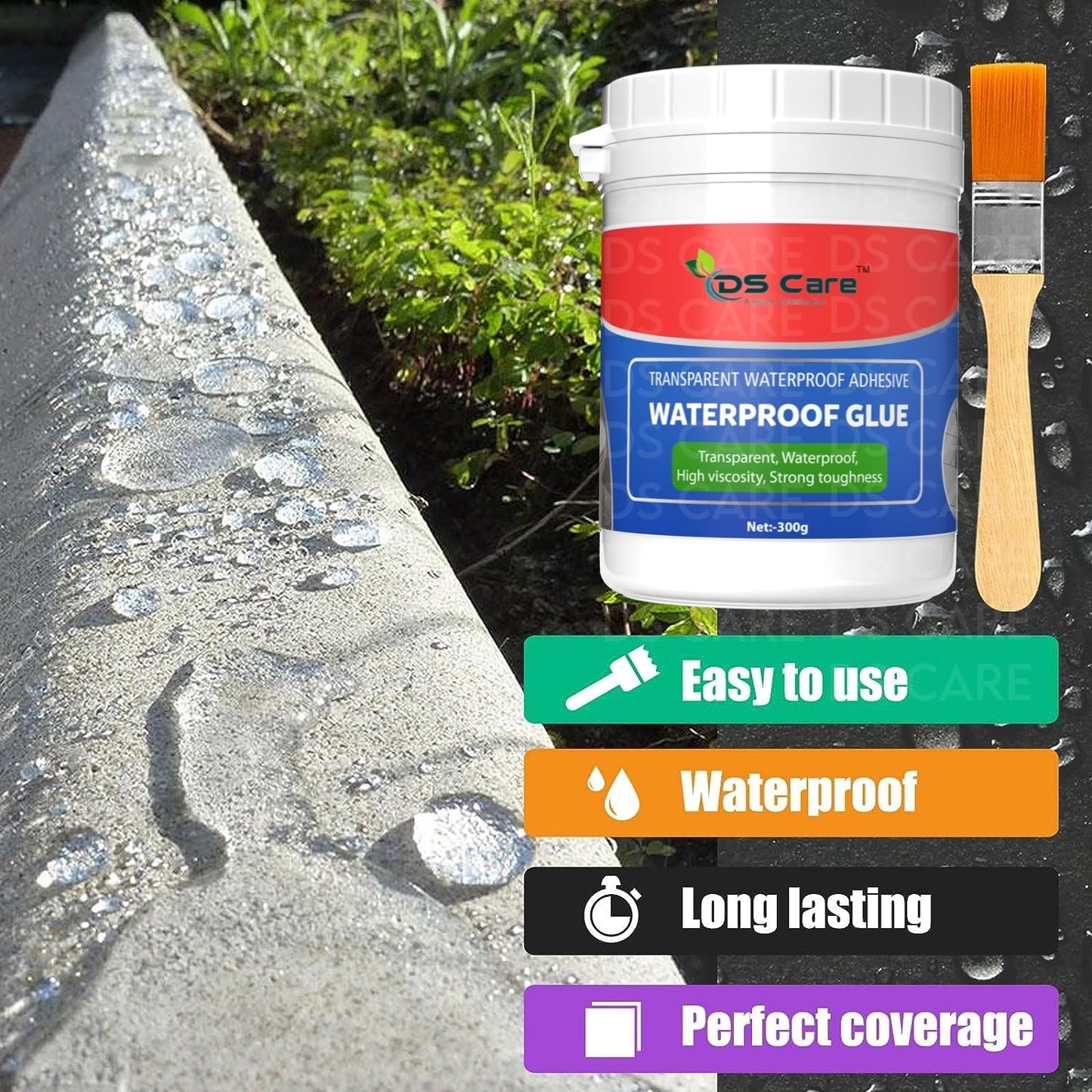 Transparent Waterproof Seal – Instant Leak Fix & Long-Lasting Protection